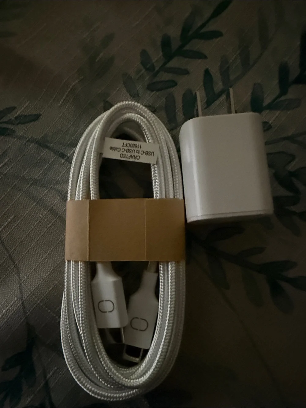 Universal Silver Braided USB Charging Cable and Wall Adapter